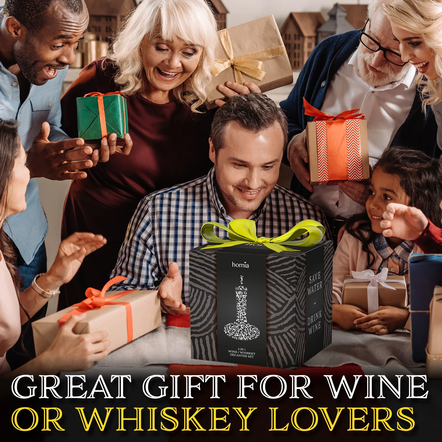 2 in 1 Decanter Set With Drink Smoker - Image 7