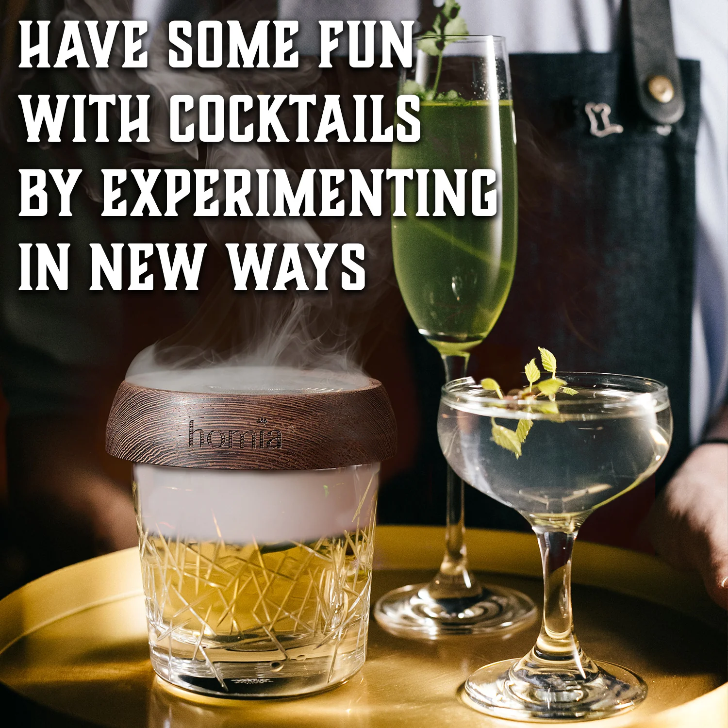 Bamboo Stand Bartender Kit with Whiskey Smoker - 13 pcs - Image 8