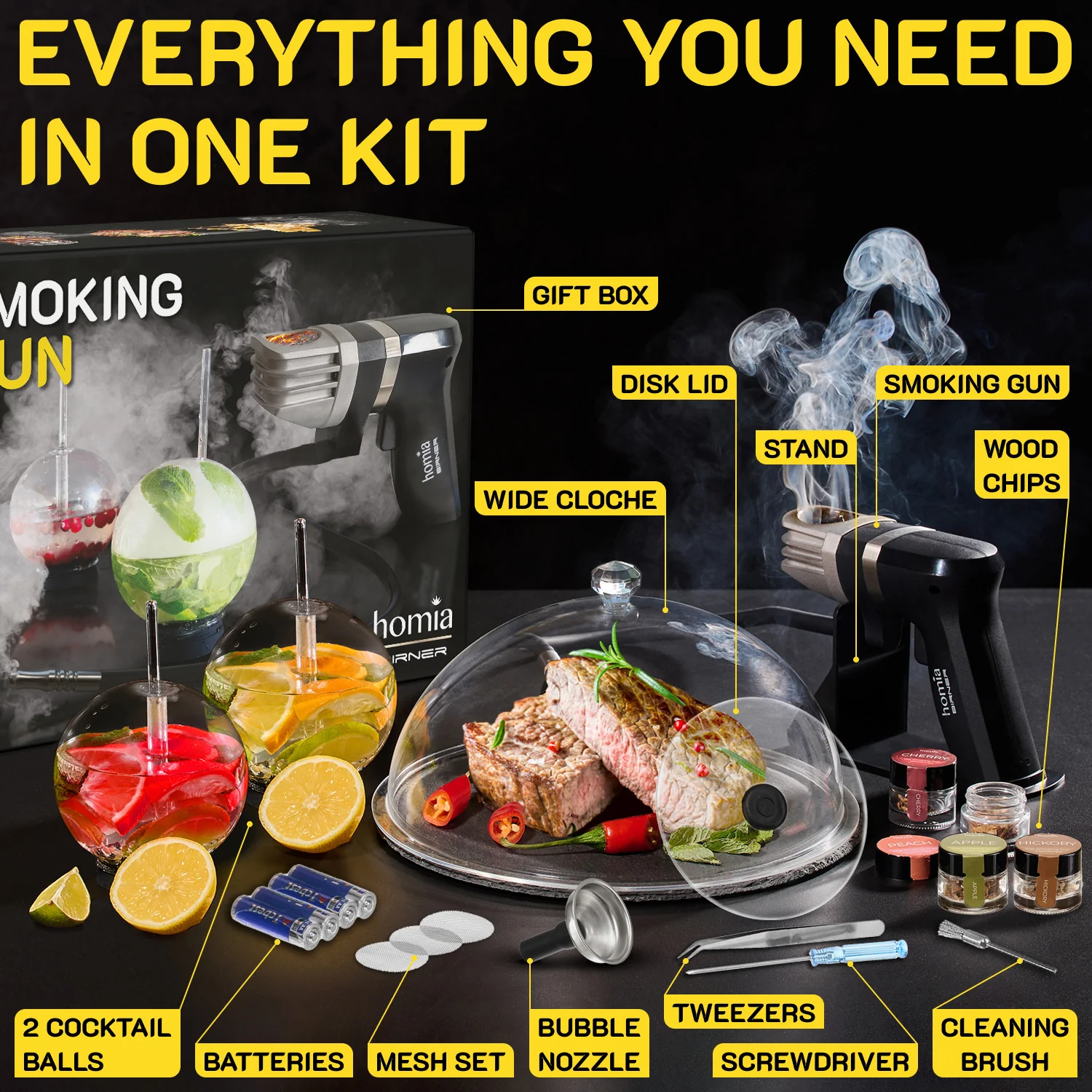 Birner Smoking Gun Premium Kit - 13 PCS - Image 3