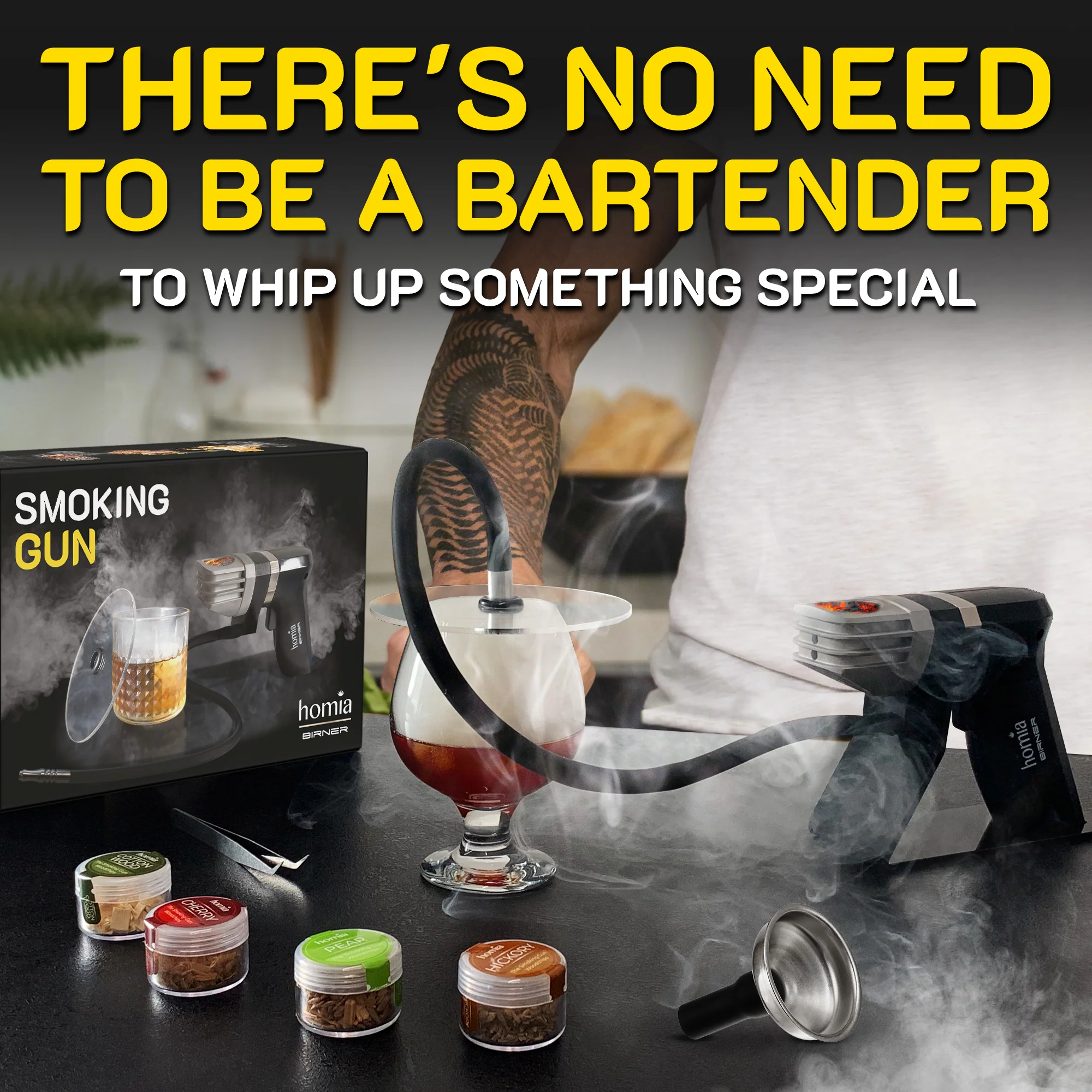 Birner Smoking Gun Starter Kit - 11 PCS - Image 3