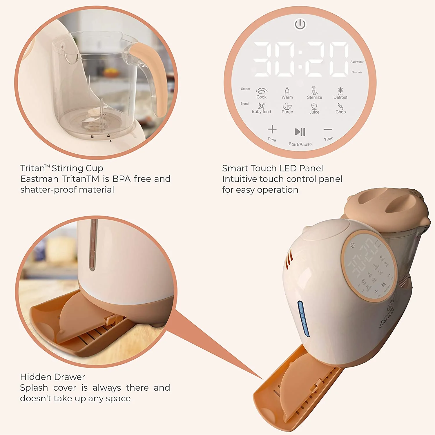 Dansa 8 in 1 Smart Baby Food Processor - Image 5